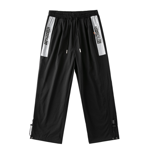 

men's pants 2021 spring summer casual sports trousers street loose and versatile high-quality fashiontooling s-3xl, Black