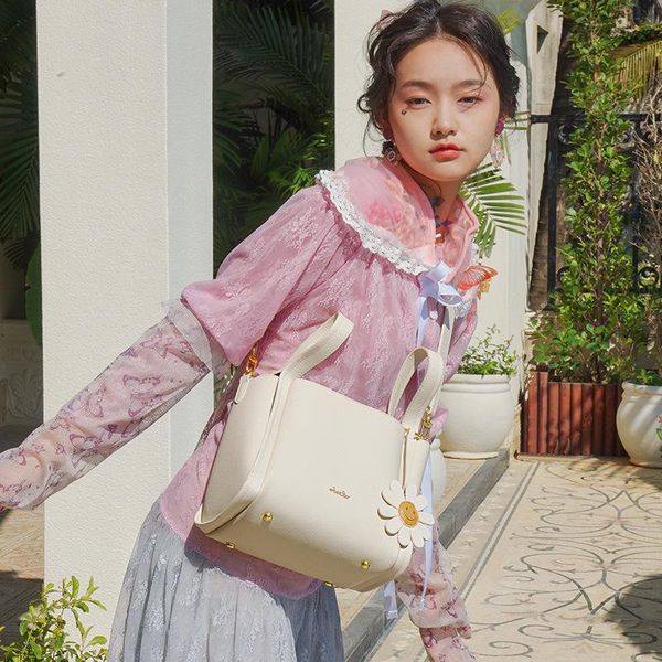 

just star leisure korean version of one-shoulder bag, small daisy bucket bag, spring/summer 2021 new handbag