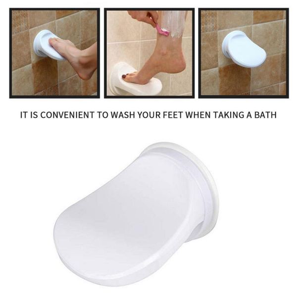 

bath mats practical shower foot rest bathroom pedals non-slip footstool pedestal elderly pregnant stool white
