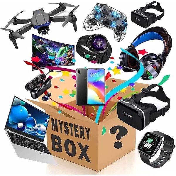 

, electronics, mystery es random, birthday surprise ,interesting and exciting lucky box such as drones, smart12415