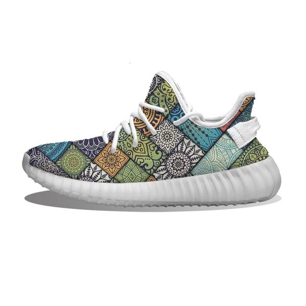 

good-lookingdiy custom colorful geometric mandala running sho mh printed mens womens trainers outdoor sports sneakerspersonalized customizat