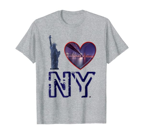 

i love ny new york with elegant heart city p, liberty, White;black