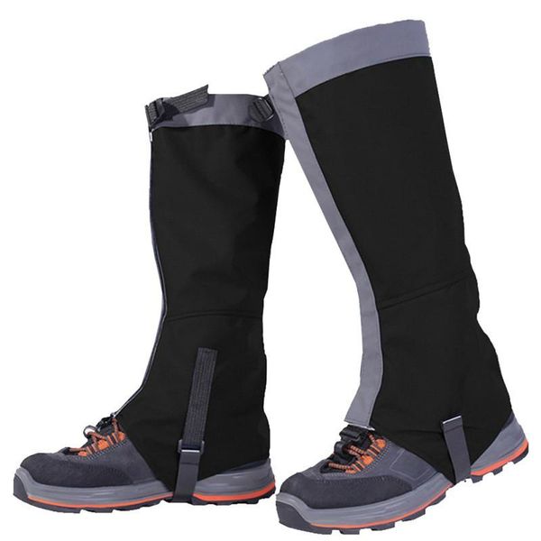 

arm & leg warmers outdoor snow kneepad skiing gaiters hiking climbing protection safety waterproof, Black