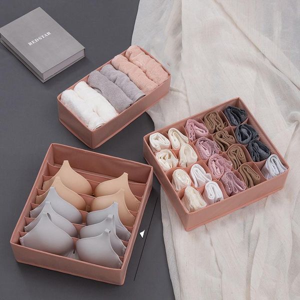 

storage drawers underwear box bras scarfs socks organizer foldable drawer dividers closet for panties ties home