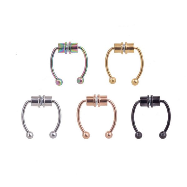 

stainless steel magnetic puncture false puncture jewelry