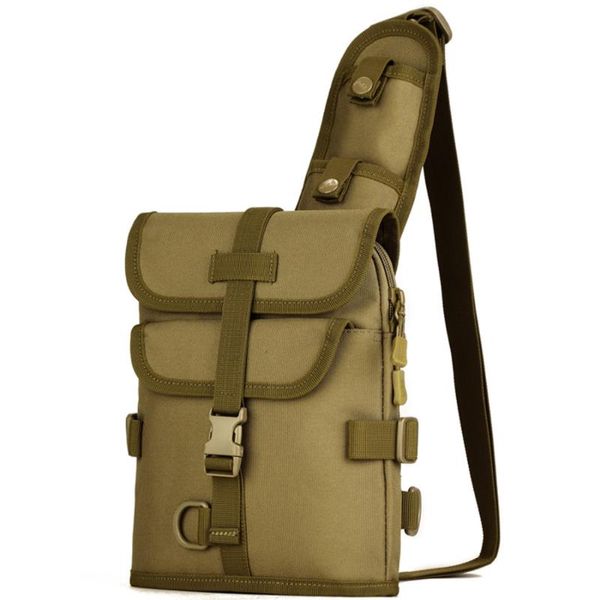 

backpack waterproof nylon men shoulder messenger cross bag military knapsack assault trend sling chest back day pack