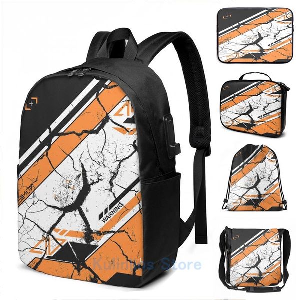 

backpack funny graphic print distressed asiimov design csgo usb charge men school bags women bag travel laptop