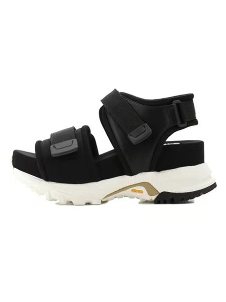 

2021 advance gws * guest sole super comfortable summer velcro heightening sandals yw yoxh, Black