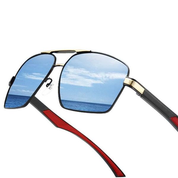 

sunglasses men boy metal polarized good quality sun glasses, White;black