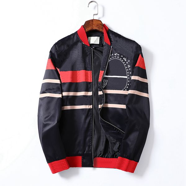 

mens jacket outerwear jackets classic letter coat women fashionable long sleeve windbreaker men outdoor autumn winter 5 styles m- 3xl, Black;brown