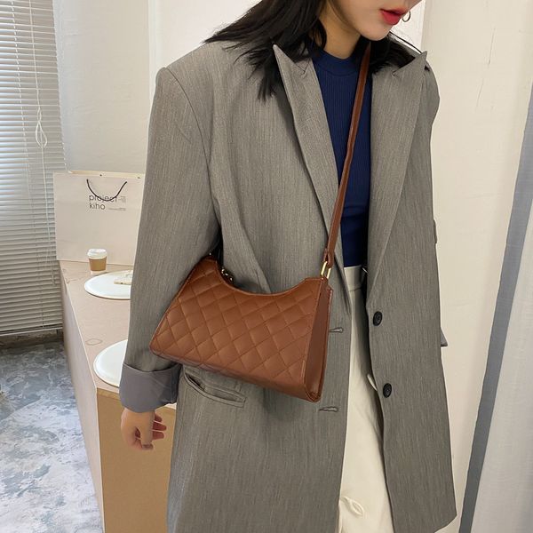 

classic diamond lattice women black shoulder crossbody bag casual soft fashion pu leather handbags messenger female saddle bag