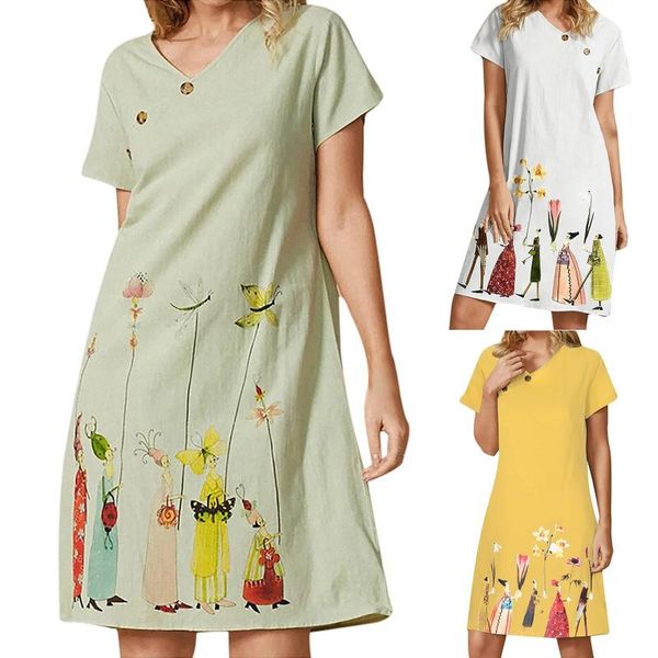 

maternity dresses women pregnant dress fashion womens mother casual floral falbala for summer soft clothes, White