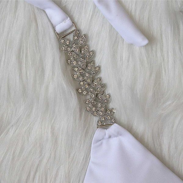 

factoryg4hmbandage cross 2021 solid metal bikini female swimsuit, White;black