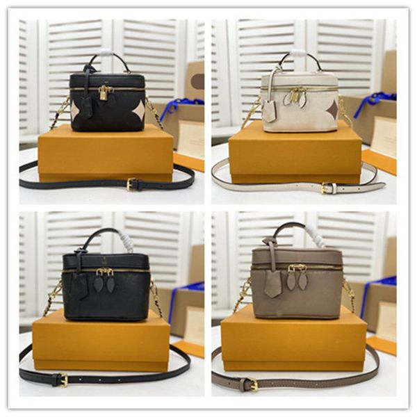 

designer luxury vanity pm m45599 creme empreinte fp4270 handbag bi-color empreinte leather m45599 2021 new