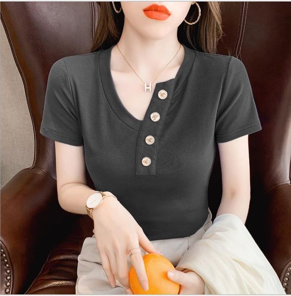

women's t-shirt women clothes 2021 striped tshirt long sleeve womens clothing t-shirts cotton casual tee shirt black, White