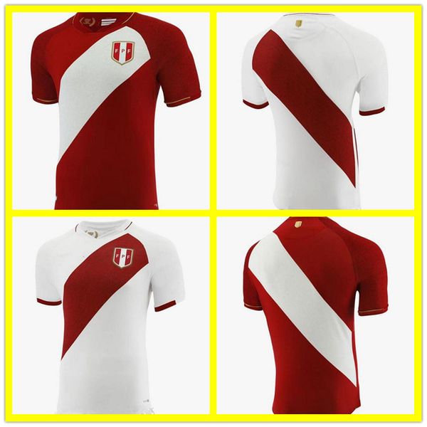 

2020 2021 peru jersey national team uniforms home away cueva carrillo abram football jersey tapia yotun lapadula camiseta de peru fans 20 21, Black;yellow