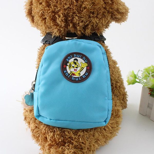 

nylon multicolor dog backpack convenient environmentally pet cat puppy harness bag with leash hiking camping outdoor backpack