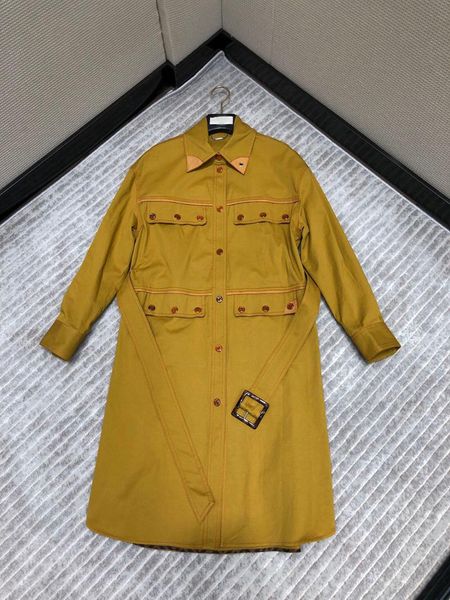 

women's trench coats 2021 autumn fashion high-quality female coat women, Tan;black