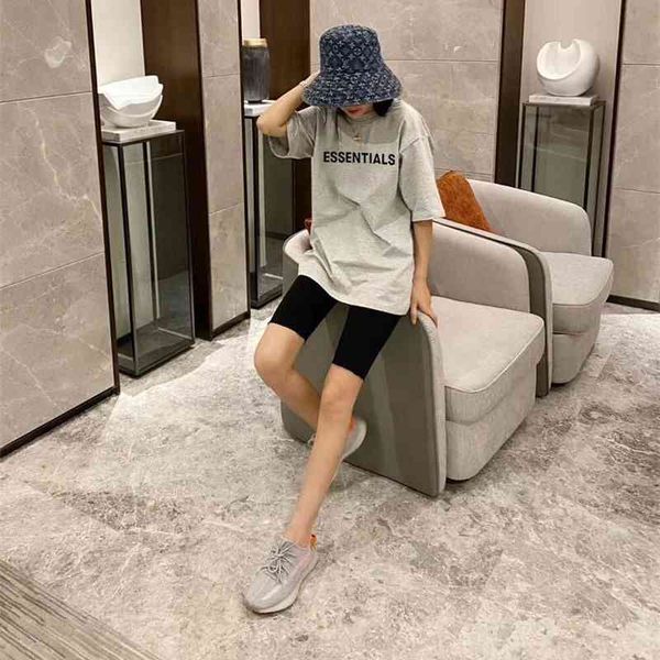 

fog summer fashion brand essentials casual letter short sleeve shirt personality high street fog t-shirt for men and women2021, White;black
