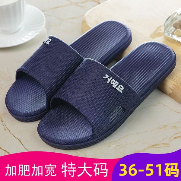 

slippers shoes women men's antiskid soled sandalias mujer, Black