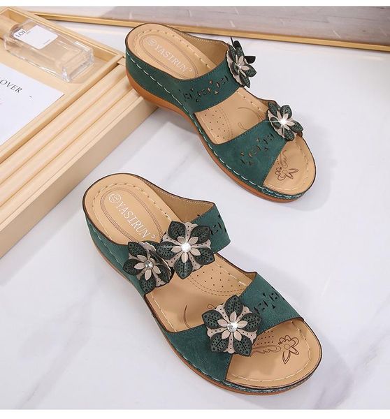 

new women wedges sandals casual open-toe sandals summer soft fish mouth platform plus size outdoor slippers women shoes, Black