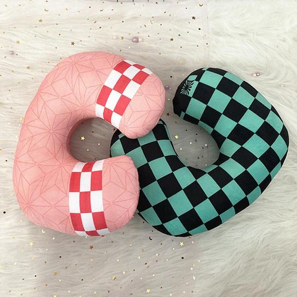 

anime demon slayer cute u shape plush pillow gift for boys girls