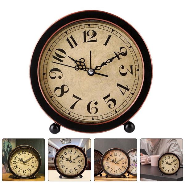 

other clocks & accessories retro deskclock household alarm mute bedside for daily use