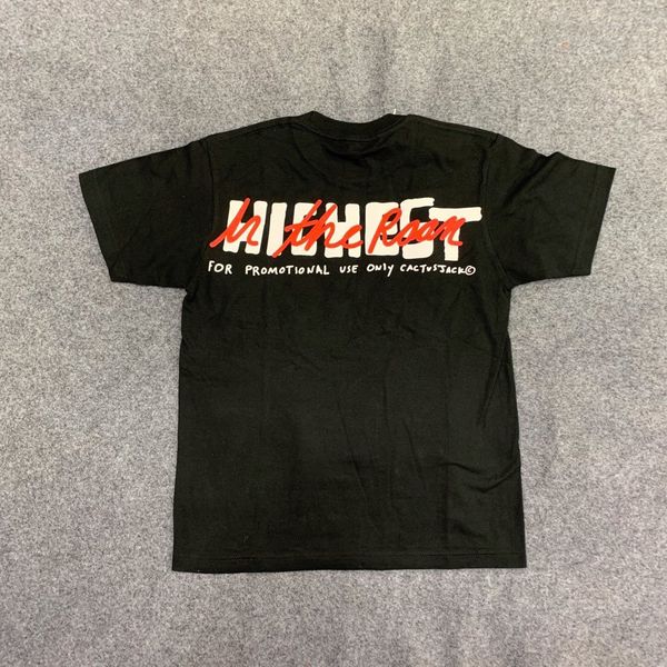 

2021 new 1:1 travis scott cactus jack 100% printed women shirts tees hiphop summer style men casual cotton t shirt ky1e, White