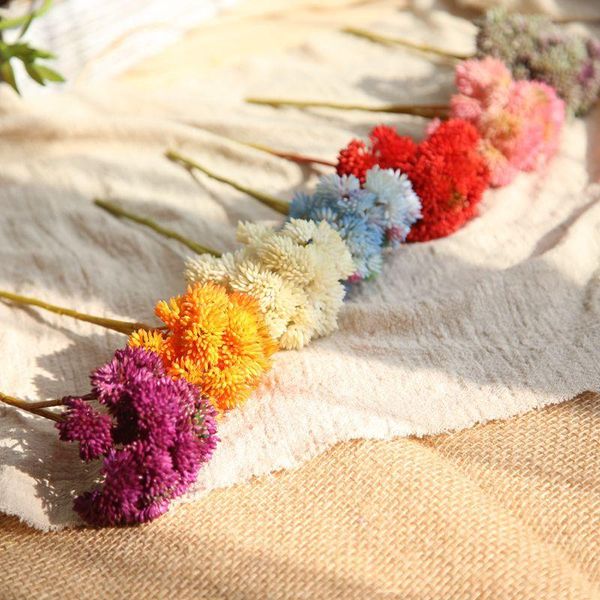 

decorative flowers & wreaths artificial plants creative dried multi-color rice fruit succulents romantic art wedding quality home decor