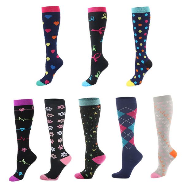 

compression stretch sports socks c0224, Black