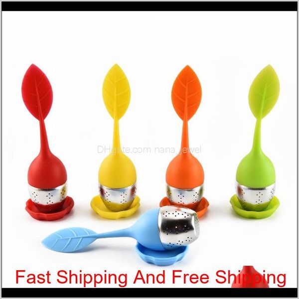 

silicone tea infuser leaf silicone infuser food grade make tea bag filter strainer with drop tray stainless steel tea strainers outrg jp9i0
