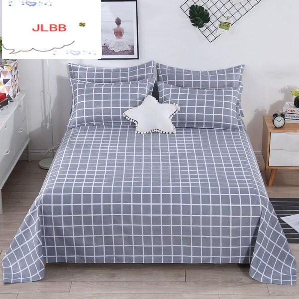 

bedding sets 2021 sheet home textile printing lattice flat sheets bed linen for winter bedroom