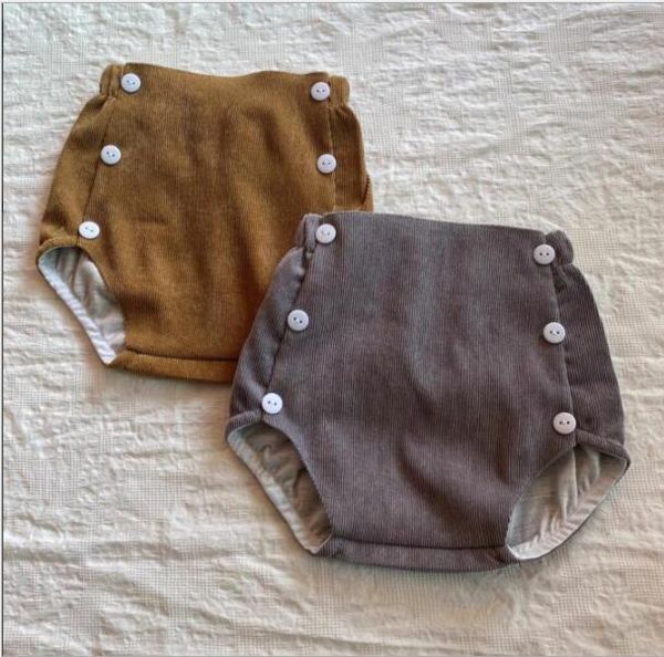 

infant girls solid elastic short pants corduroy breeches boys toddler summer girls fashion cotton pp trousers diaper cover underpants wmq631, Black