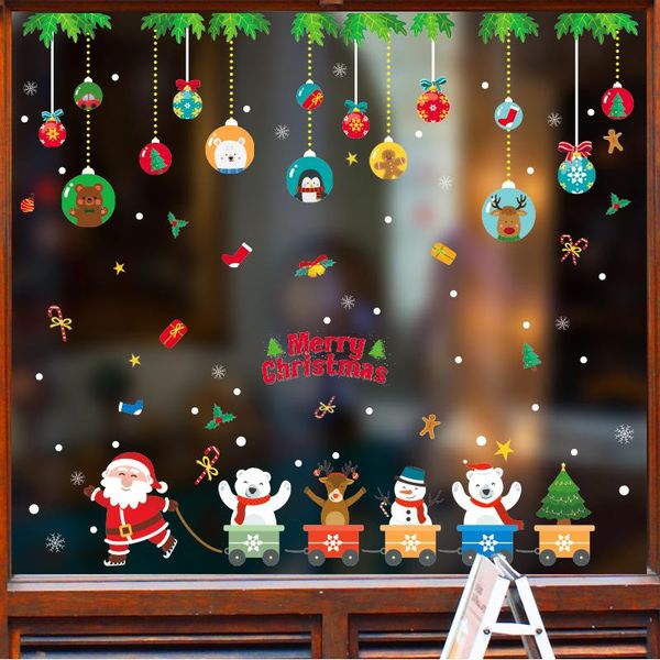 

wall stickers christmas nursery pvc art decals living room bedroom mural drop