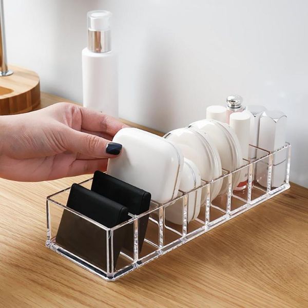 

storage boxes & bins 6/8 grids cosmetic organizer box screw holder transparent practical compartment drawers for dresser