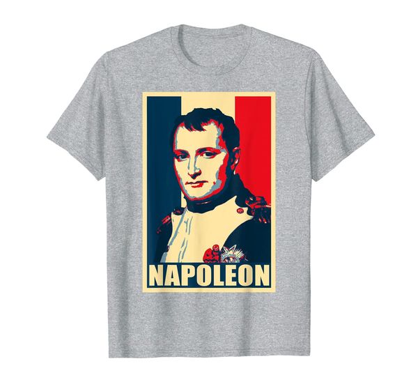

napoleon propaganda poster pop art t-shirt, White;black