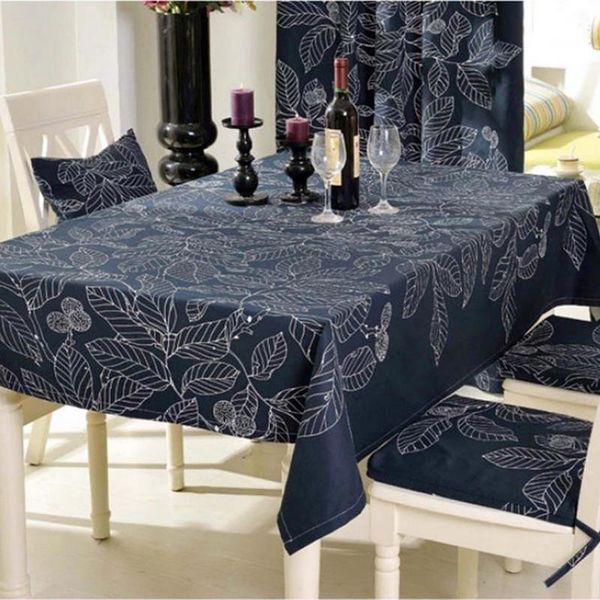 

2021 europe style cotton table cloth rectangular tablecloths leaves printe picnic l home tablecloths dustproof