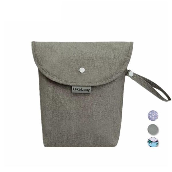 

diaper bags baby printed wet/dry waterproof cloth reusable cover inner lekebaby