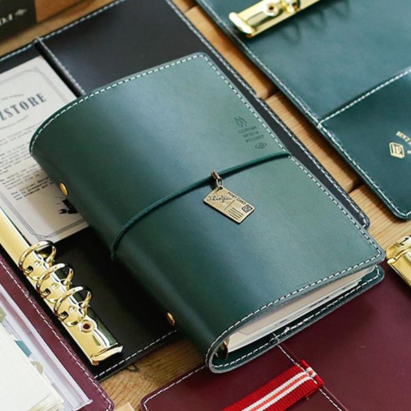 

notepads kawaii binder journal notebook pretty diary agenda planner for school journaling stationery travelers accufine, Purple;pink