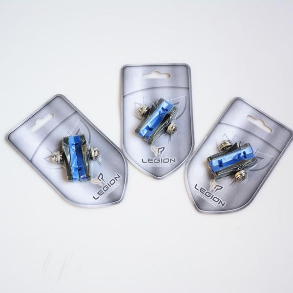 

bike brakes taiwan legion 1 pair road bicycle v brake pads stainless steel v-brake shoes 55mm blocks holders