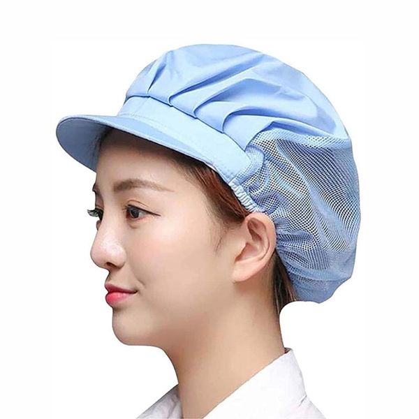 

party hats elastic mesh visors caps cafe bar kitchen restaurant el chef uniform waiter work wear men women breathable workshop