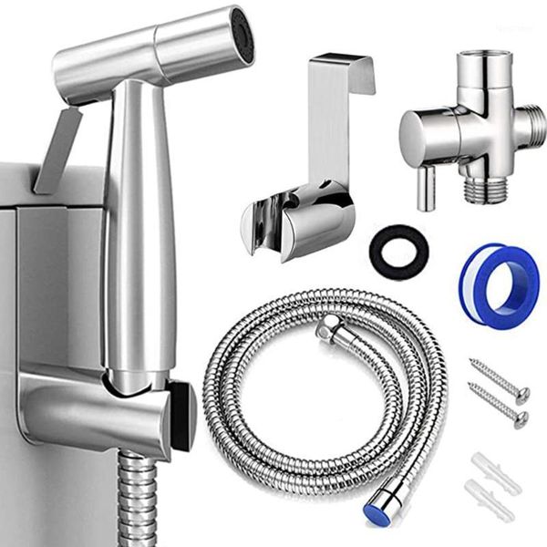 Badzubehör-Set Bidetdüse Toilettenanschluss / T-Stück 7/8 Gauge Sprühwerkzeug Wasserhahn Adapter Badezimmerarmatur Ventil