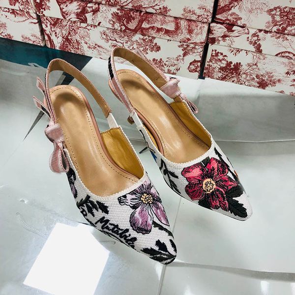 

new summer high heels letter bow knot lady mesh flat stylist shoes women runway pointed toe shoes low heel shoes women party sandals 6.5&9.5, Black