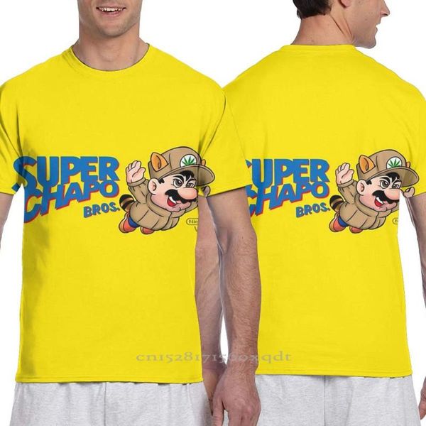

men's t-shirts super chapo bros men tshirt women all over print t-shirt boy short sleeve girl tee clothing, White;black