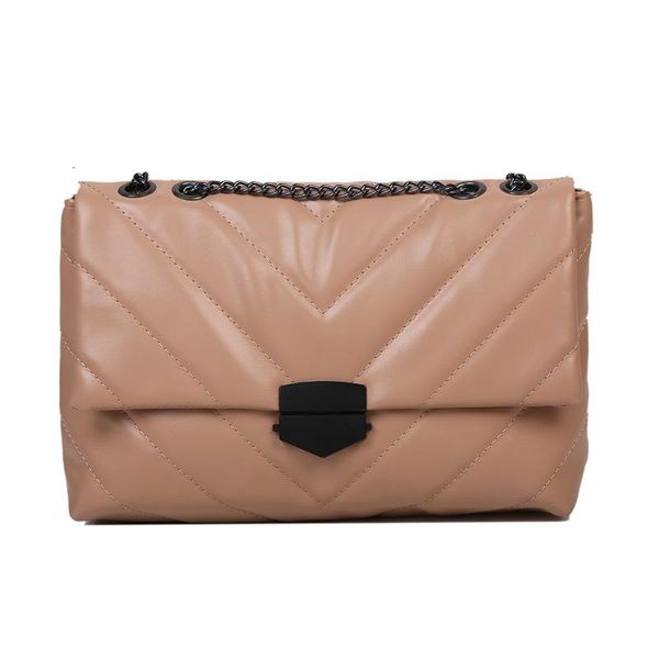 

evening bags casual chain shoulder bag for women fashion simple large capacity ladies designer handbags pu leather crossboby