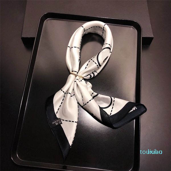 

designer silk scarf famous brand c with logo fashion pattern scarves women shawl size, Blue;gray