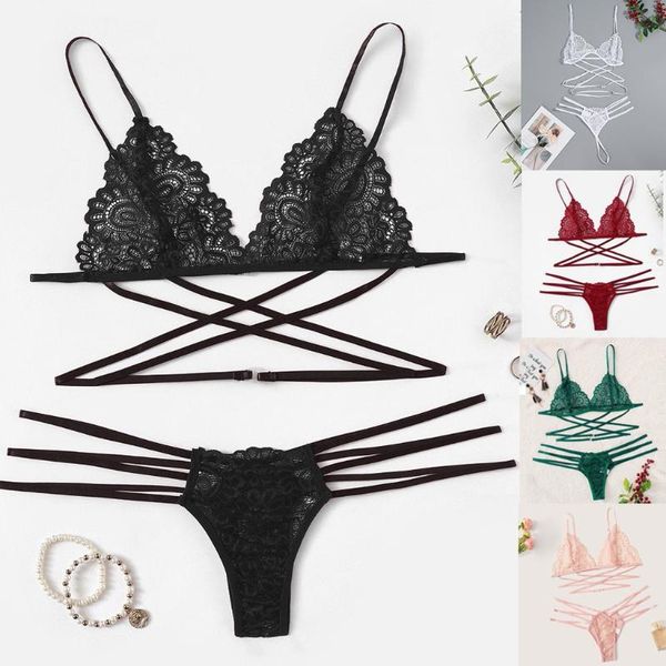 

bras women lace bra sets seamless underwear bodydoll backless vest bralette lingerie ultrathin brief female intimates, Red;black