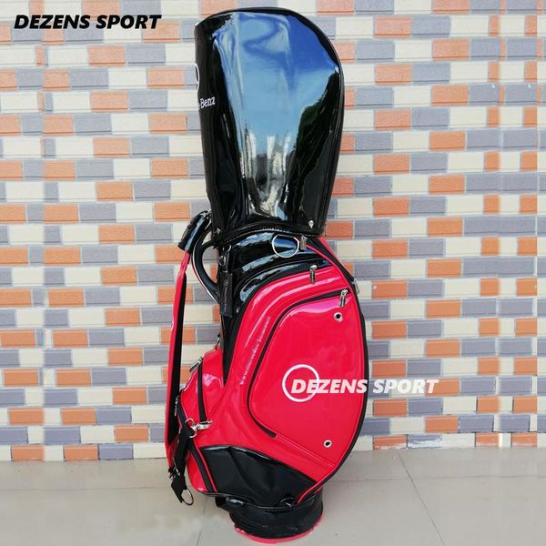 

golf bags dezens pu waterproof car brand customization tourbag bag