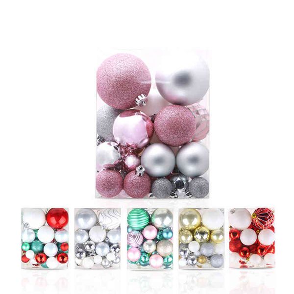 

yinghao ball mixed 3cm 4cm 5cm 6cm / 8cm christmas tree pendant arrangement 50