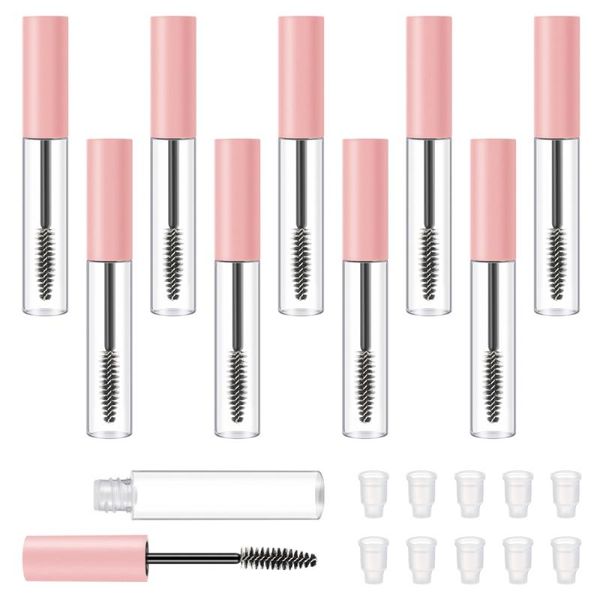 

storage bottles & jars minkissy 10pcs 10ml empty mascara tubes diy eyelash cream container makeup tool reusable dispenser bottle